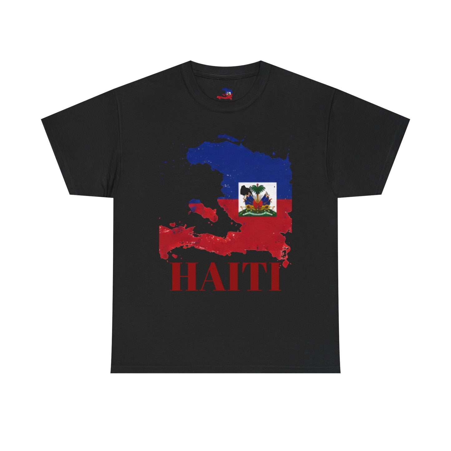 Haiti Map Flag T-Shirt – Patriotic Haitian Pride Tee