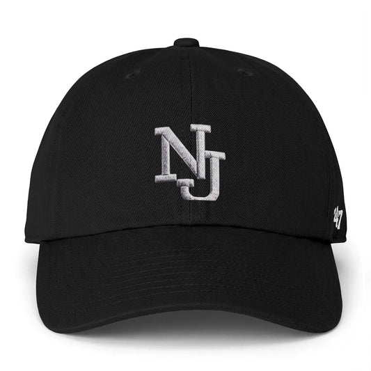 NJ Embroidered Clean Up Cap — Classic Adjustable Baseball Hat