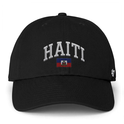 Haiti Embroidered Baseball Cap — Flag Patch Dad Hat