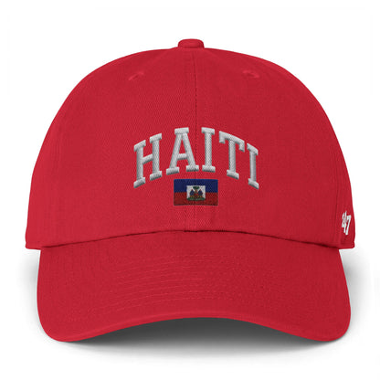 Haiti Embroidered Baseball Cap — Flag Patch Dad Hat