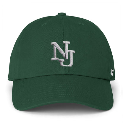 NJ Embroidered Clean Up Cap — Classic Adjustable Baseball Hat