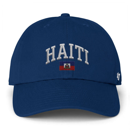 Haiti Embroidered Baseball Cap — Flag Patch Dad Hat