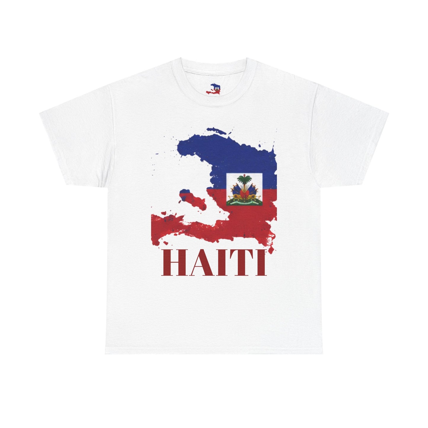 Haiti Map Flag T-Shirt – Patriotic Haitian Pride Tee