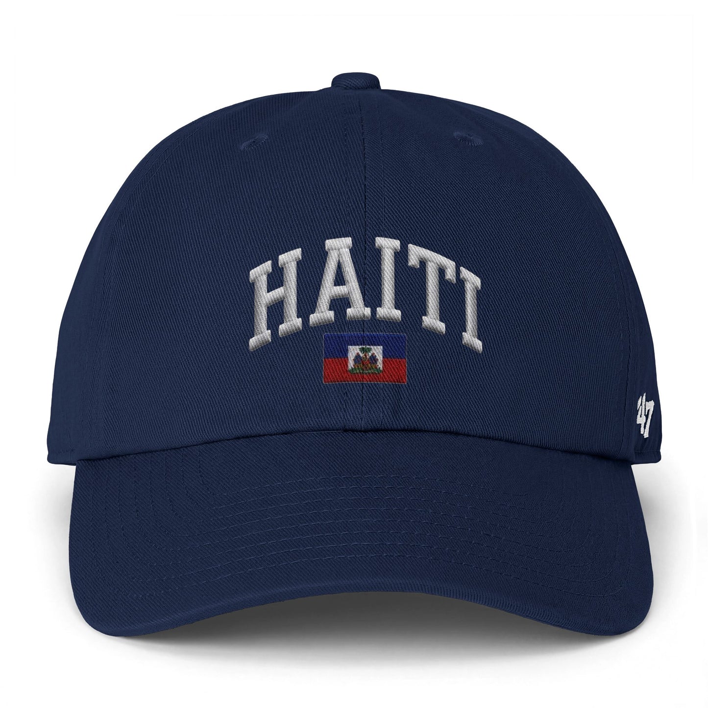 Haiti Embroidered Baseball Cap — Flag Patch Dad Hat