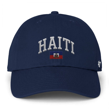 Haiti Embroidered Baseball Cap — Flag Patch Dad Hat