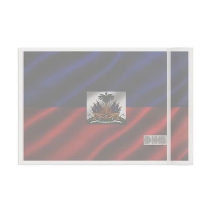 Haiti Flag Rectangle Beach Towel – Haitian Coat of Arms Design