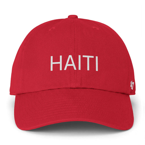 HAT — 'HAITI' Embroidered Baseball Cap