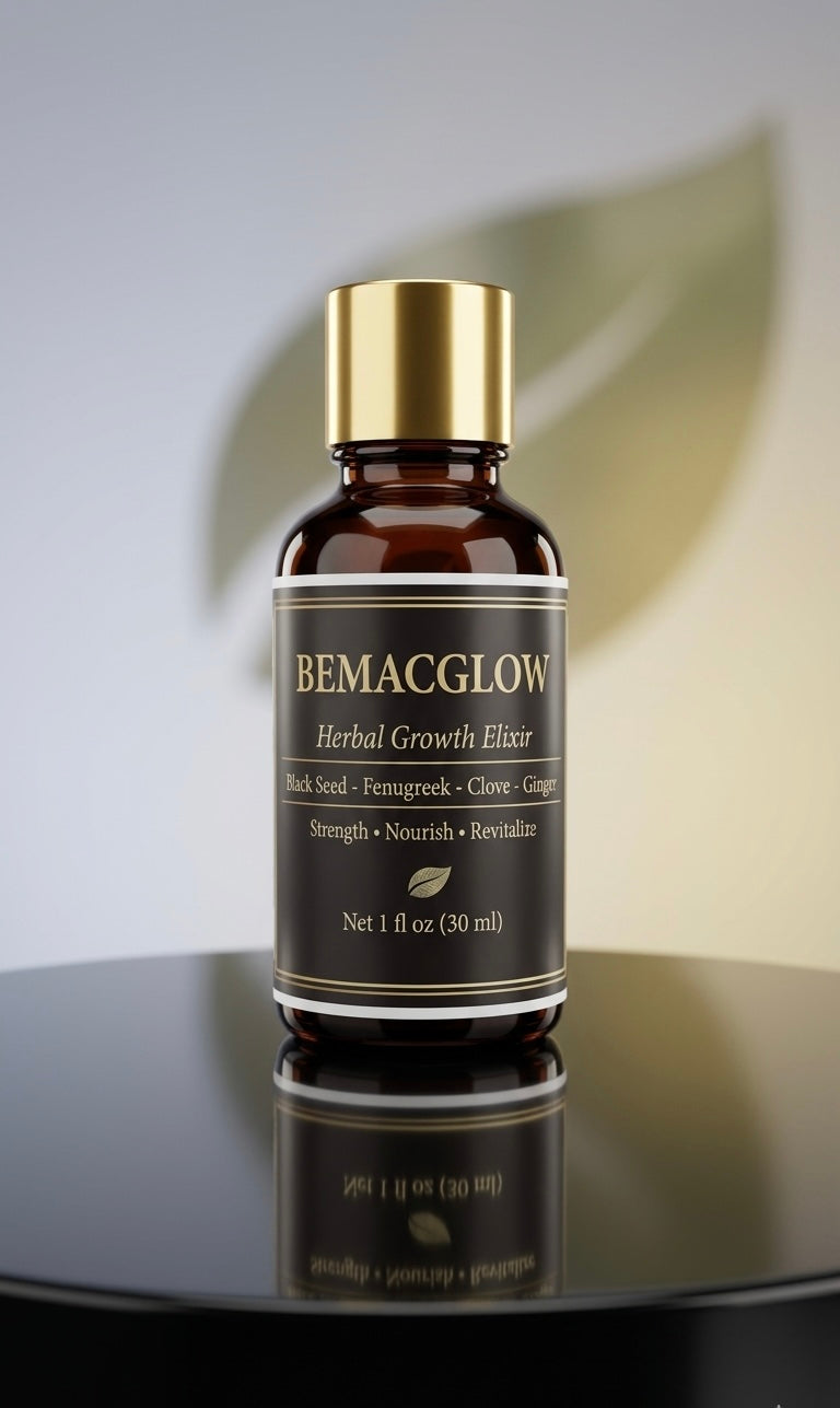 BemacGlow Herbal Hair Growth Oil for Breakage & Thinning Hair