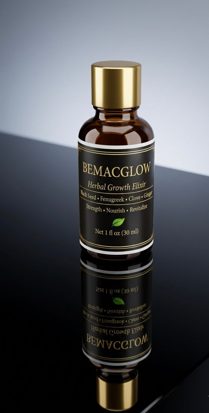 BemacGlow Herbal Hair Growth Oil for Breakage & Thinning Hair