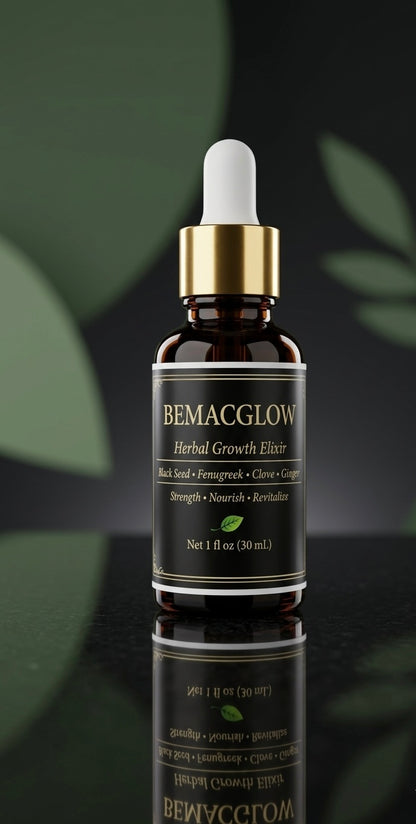 BemacGlow Herbal Hair Growth Oil for Breakage & Thinning Hair