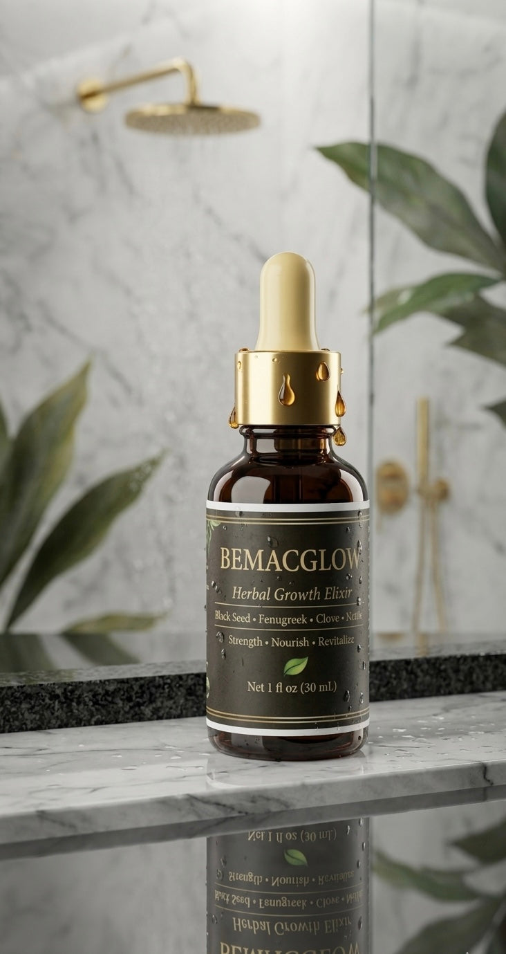 BemacGlow Herbal Hair Growth Oil for Breakage & Thinning Hair